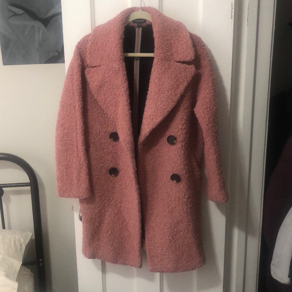 Pink peacoat